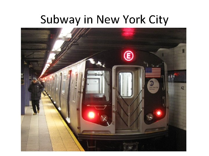 Subway in New York City 