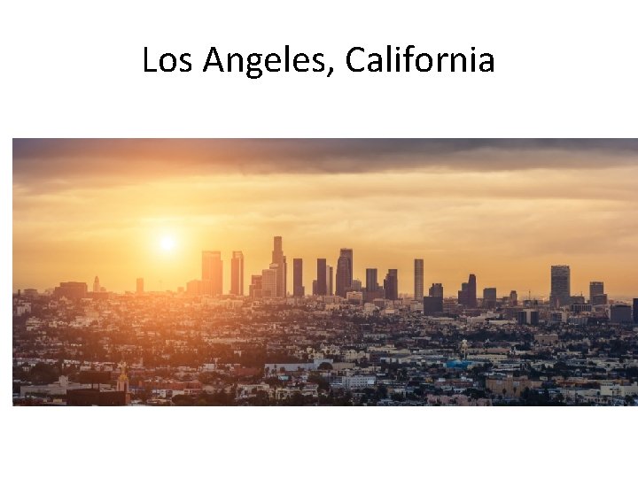 Los Angeles, California 