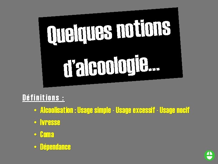 s n o i t o n Quelques … e i g o l