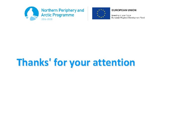 Thanks' for your attention 