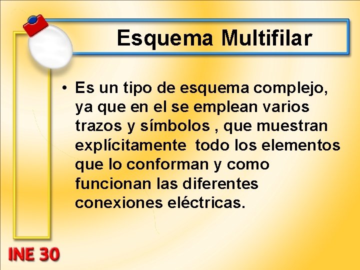 Esquema Multifilar • Es un tipo de esquema complejo, ya que en el se