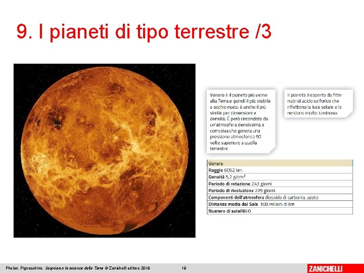 9. I pianeti di tipo terrestre /3 Phelan, Pignocchino, Scopriamo le scienze della Terra