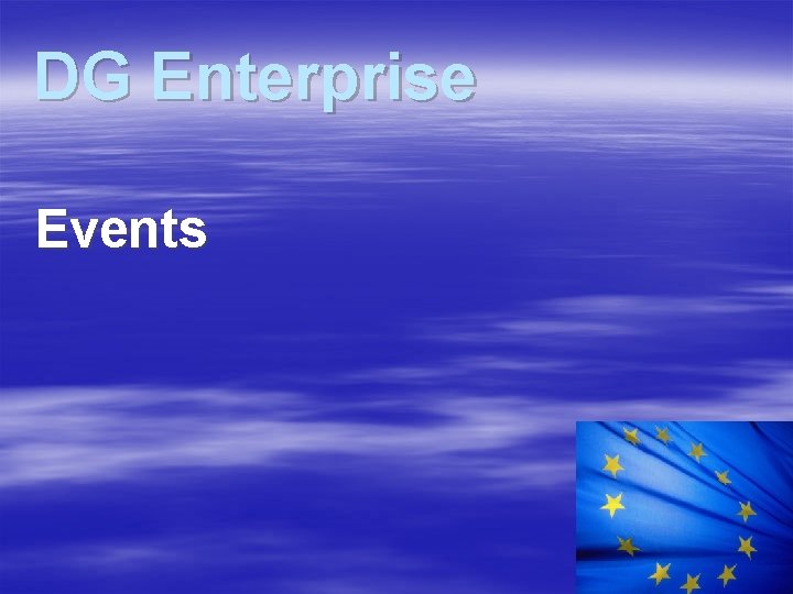 DG Enterprise Events 