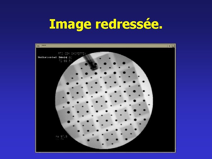 Image redressée. 