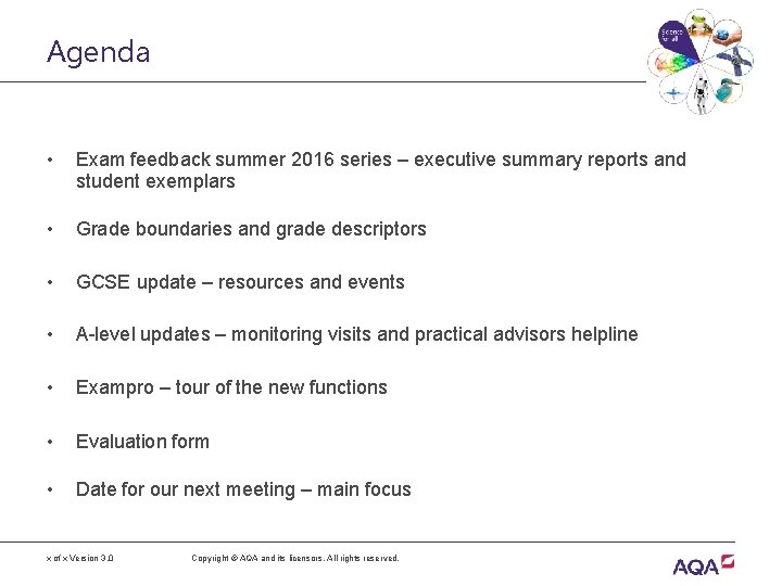 Agenda • Exam feedback summer 2016 series – executive summary reports and student exemplars