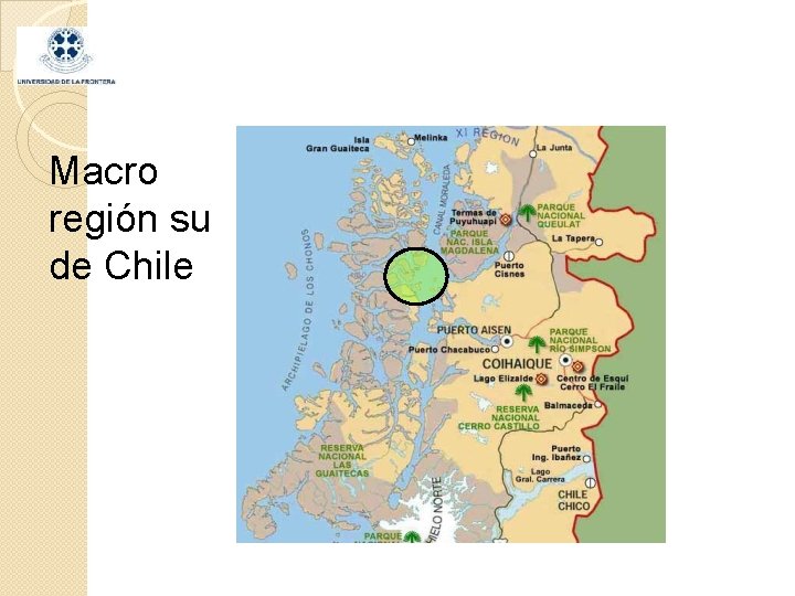 Macro región su de Chile 