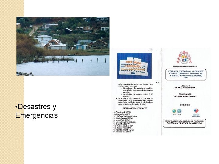  • Desastres y Emergencias 