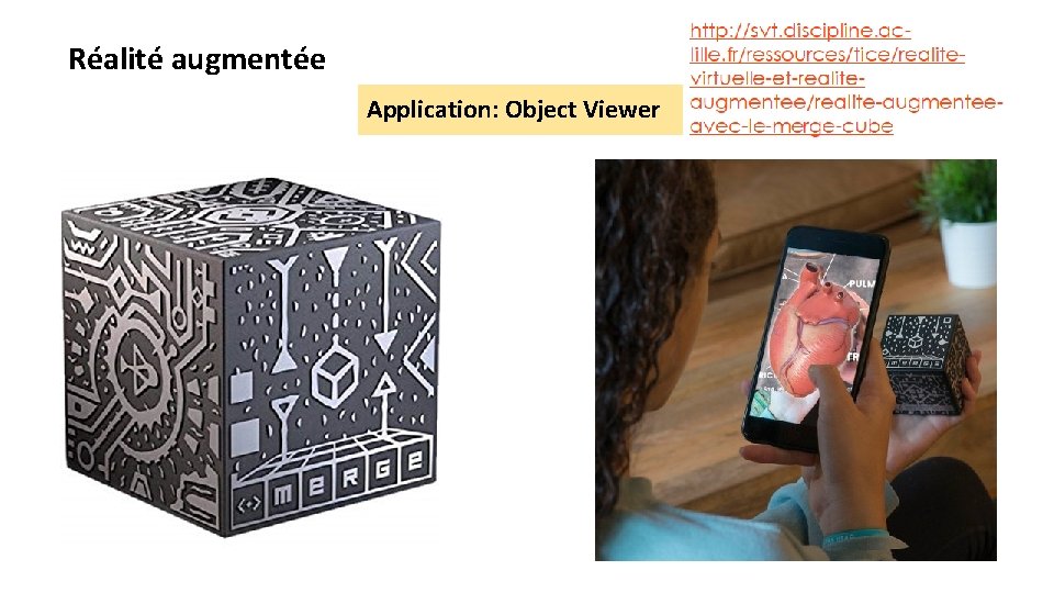 Réalité augmentée Application: Object Viewer 