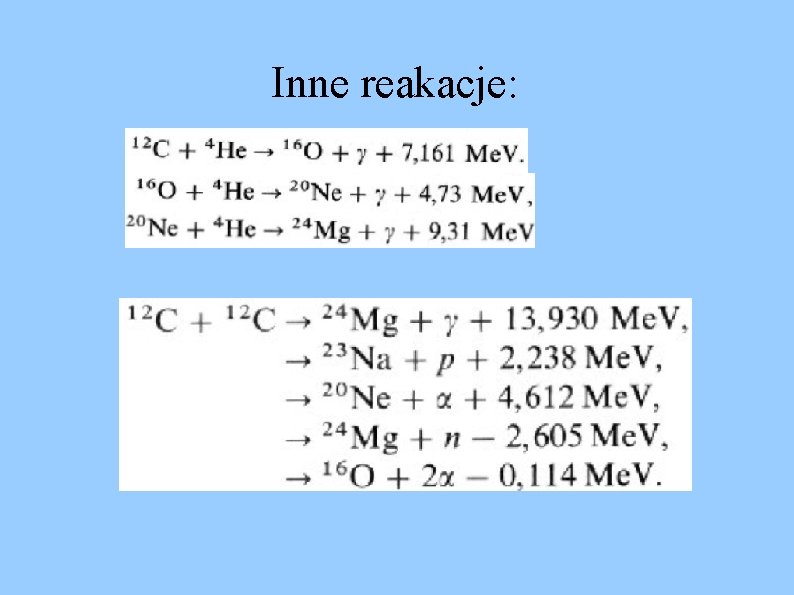 Inne reakacje: 