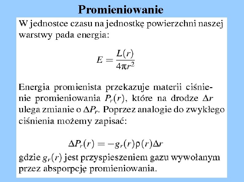 Promieniowanie 