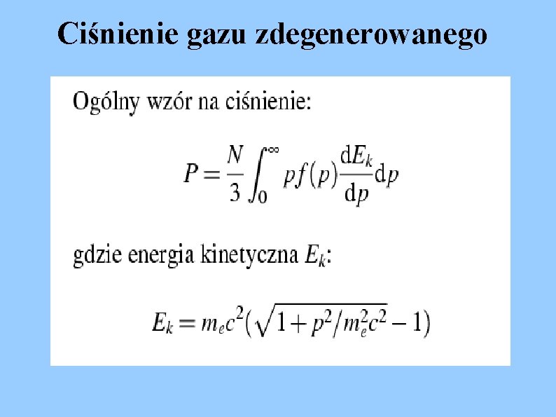 Ciśnienie gazu zdegenerowanego 
