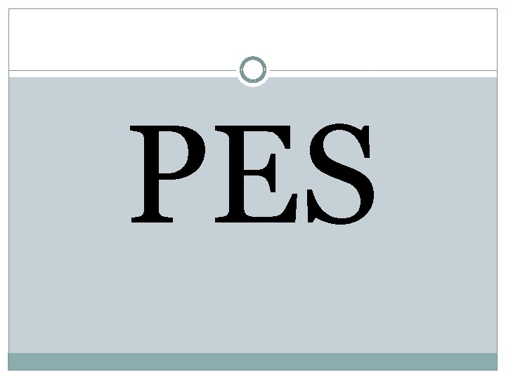 PES 