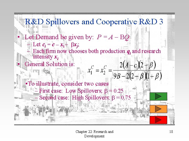 R&D Spillovers and Cooperative R&D 3 • Let Demand be given by: P =