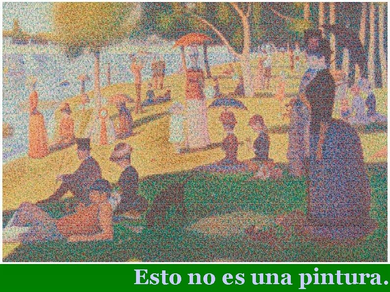 Esto no es una pintura. 