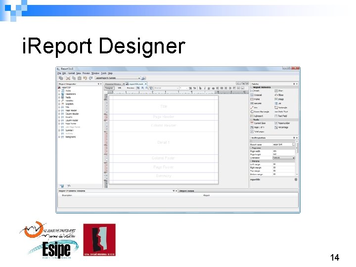 i. Report Designer 14 