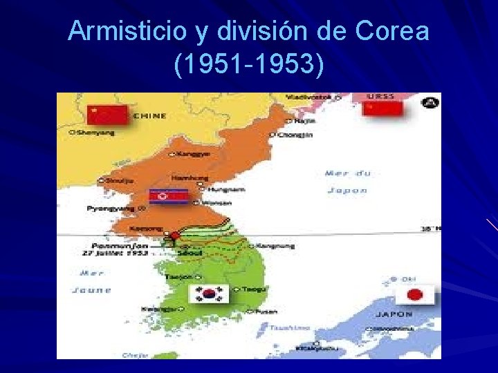 Armisticio y división de Corea (1951 -1953) 