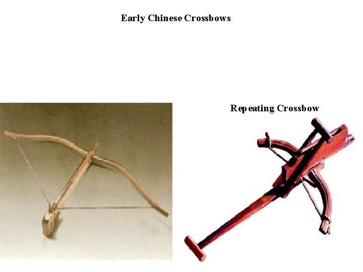 Early Chinese Crossbows Repeating Crossbow 