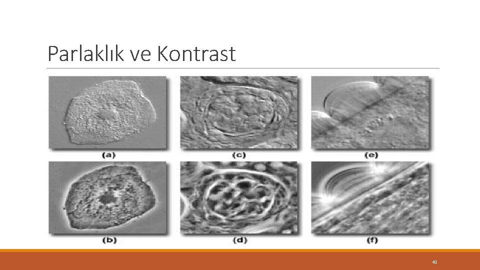 Parlaklık ve Kontrast 41 Parlaklık ve Kontrast 41
