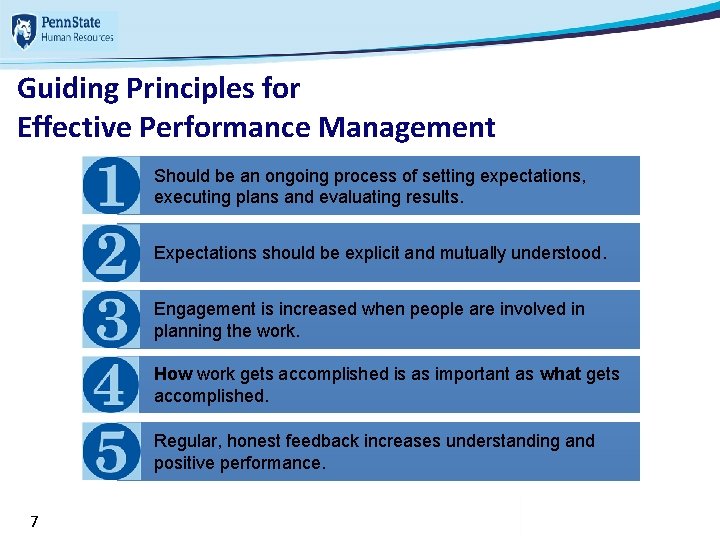 Guiding Principles for Effective Performance Management Should be an ongoing process of setting expectations, Guiding Principles for Effective Performance Management Should be an ongoing process of setting expectations,