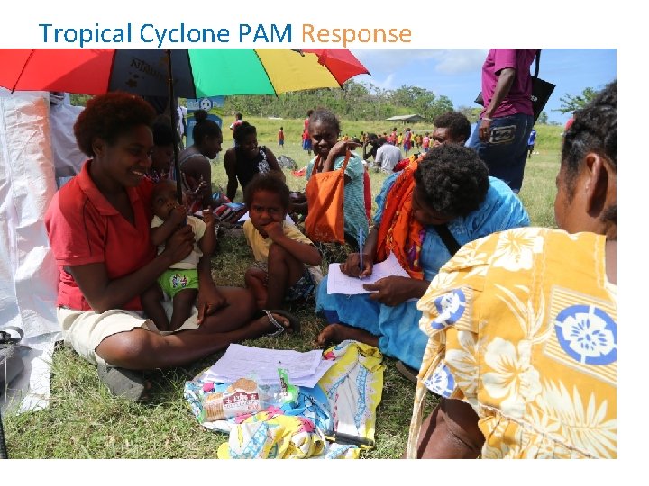 Tropical Cyclone PAM Response 