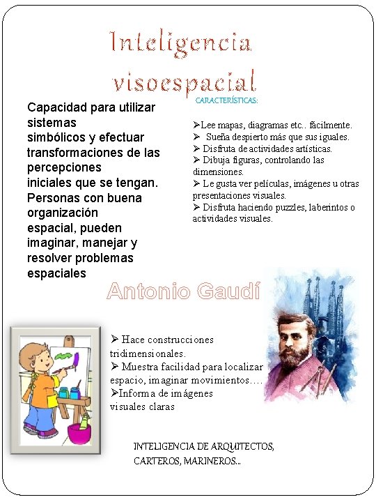 Capacidad para utilizar sistemas simbólicos y efectuar transformaciones de las percepciones iniciales que se Capacidad para utilizar sistemas simbólicos y efectuar transformaciones de las percepciones iniciales que se