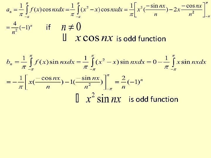 if is odd function if is odd function