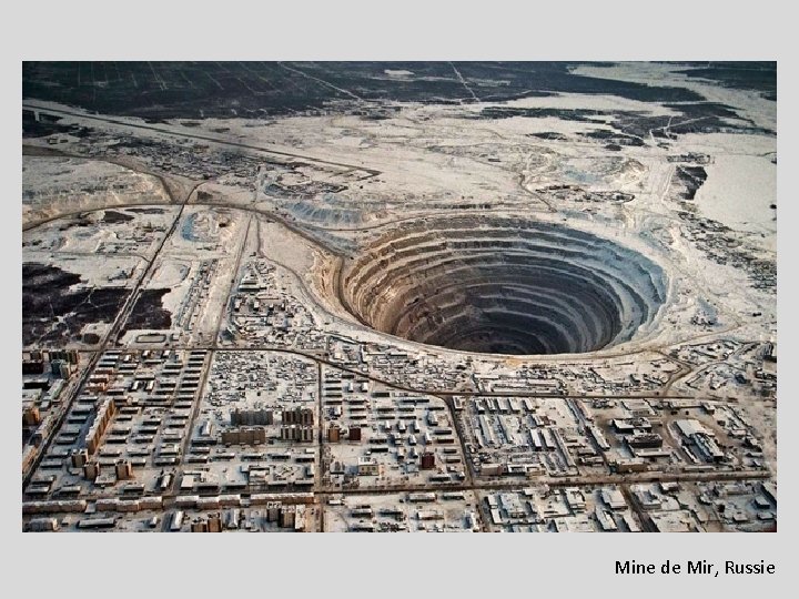 Mine de Mir, Russie 