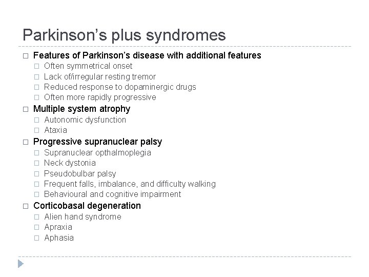 Parkinsons Disease Dr Rachel Cary Warwick Hospital Overview