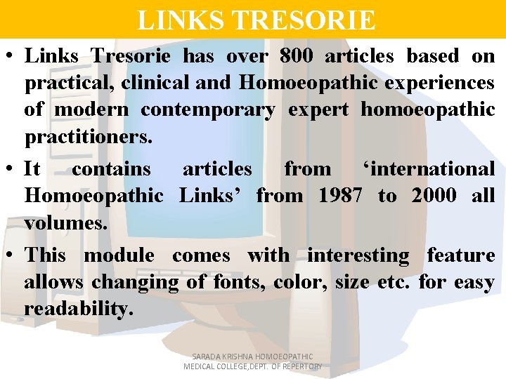 LINKS TRESORIE • Links Tresorie has over 800 articles based on practical, clinical and