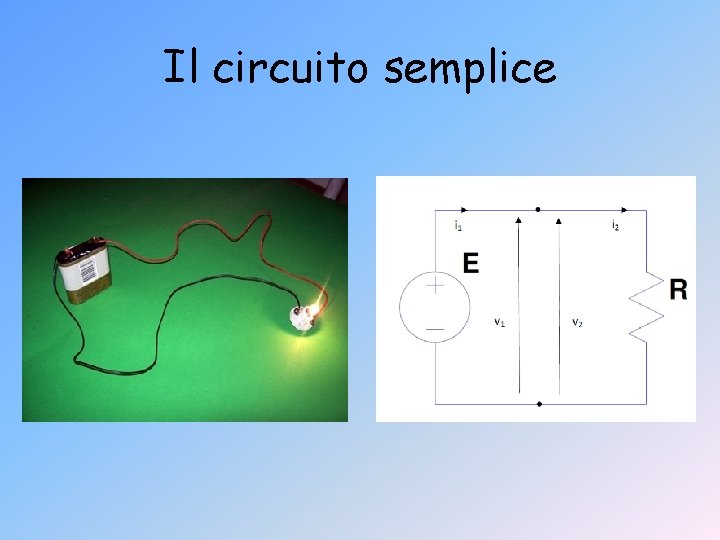 Il circuito semplice 