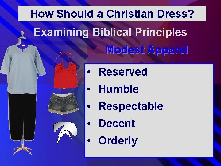 modest apparel bible