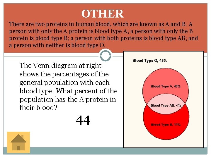 OTHER There are two proteins in human blood, which are known as A and