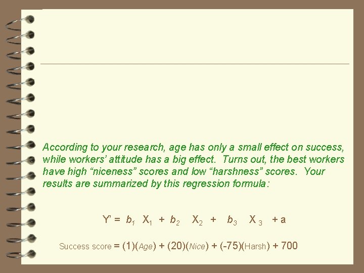 According to your research, age has only a small effect on success, while workers’