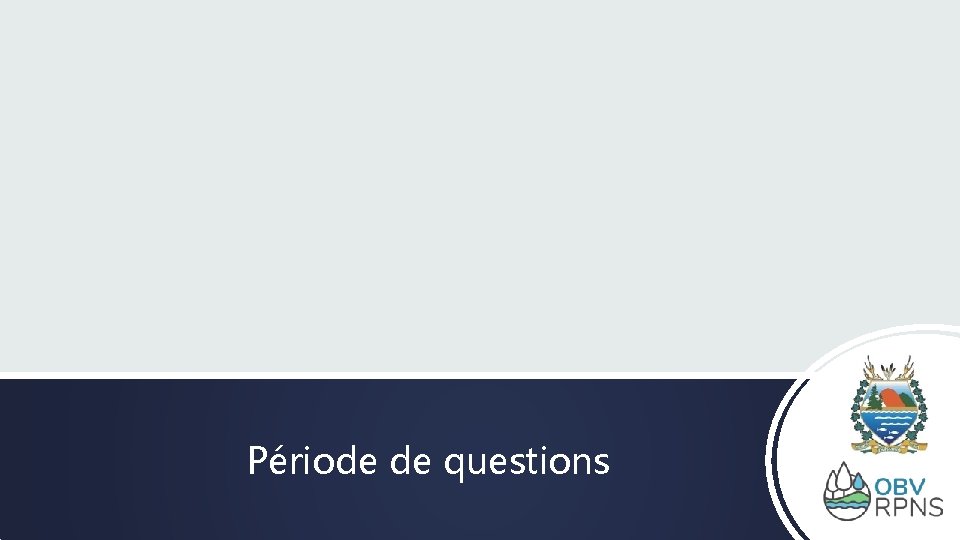 Période de questions 