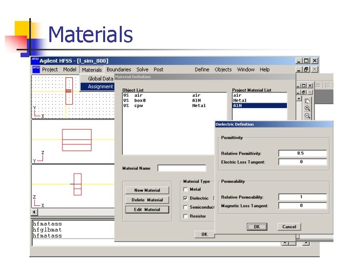 Materials 