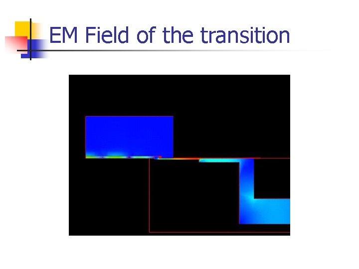 EM Field of the transition 