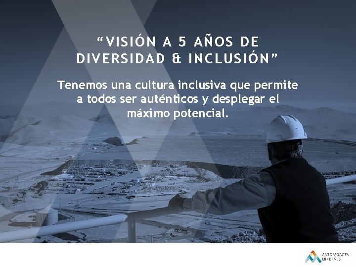 “VISIÓN A 5 AÑOS DE DIVERSIDAD & INCLUSIÓN” Tenemos una cultura inclusiva que permite