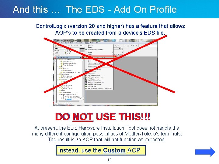 And this … The EDS - Add On Profile Control. Logix (version 20 and