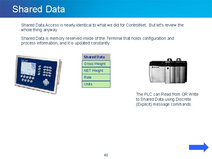 Shared Data Access is nearly identical to what we did for Control. Net. But