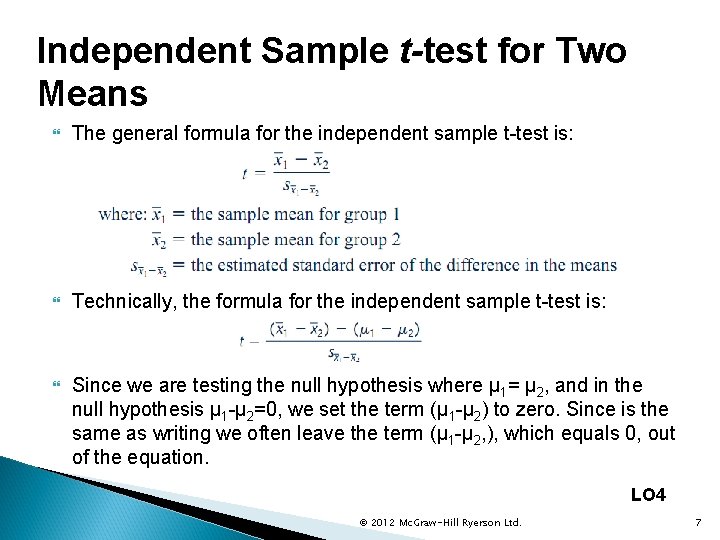 Chapter 10 Estimation And Hypothesis Testing Ii Independent