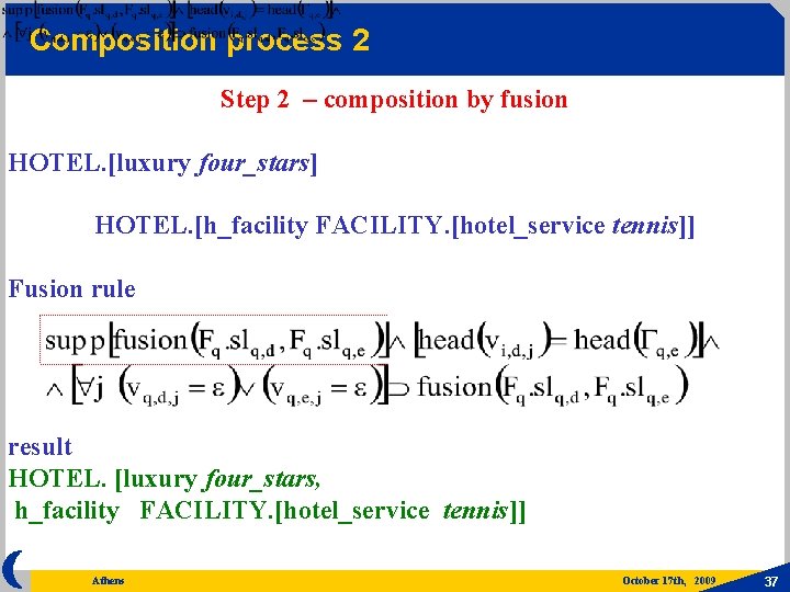 Composition process 2 Step 2 – composition by fusion HOTEL. [luxury four_stars] HOTEL. [h_facility