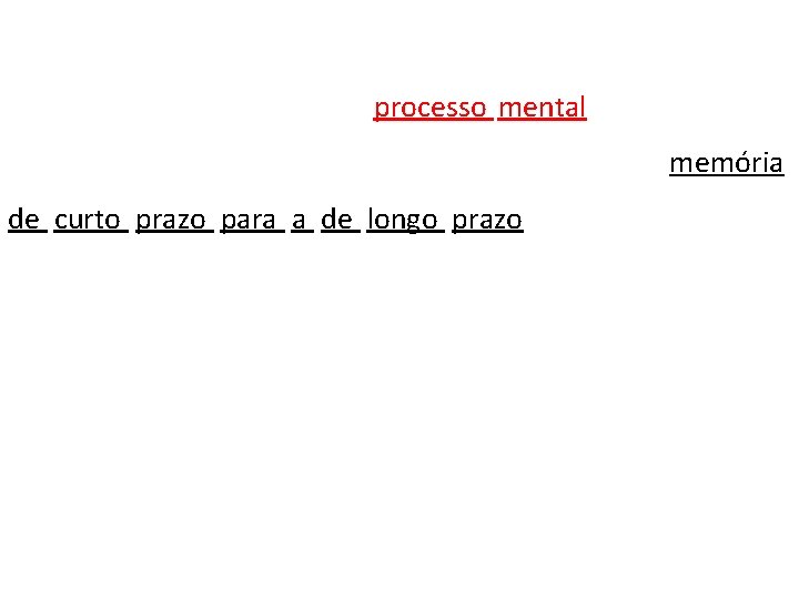 “. . . a aprendizagem é um processo mental que envolve o processamento de “. . . a aprendizagem é um processo mental que envolve o processamento de