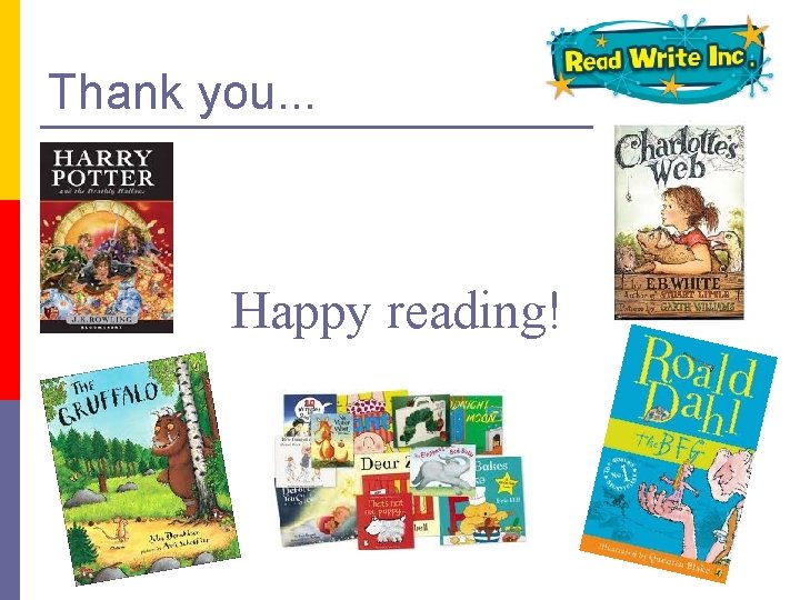 Thank you. . . Happy reading! 