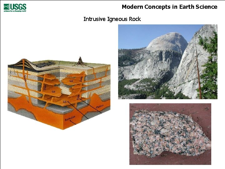 Modern Concepts in Earth Science Intrusive Igneous Rock 