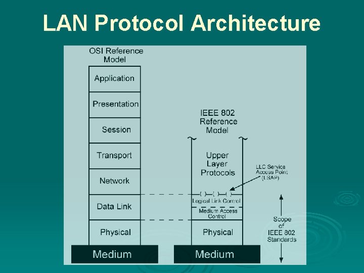 LAN Protocol Architecture 