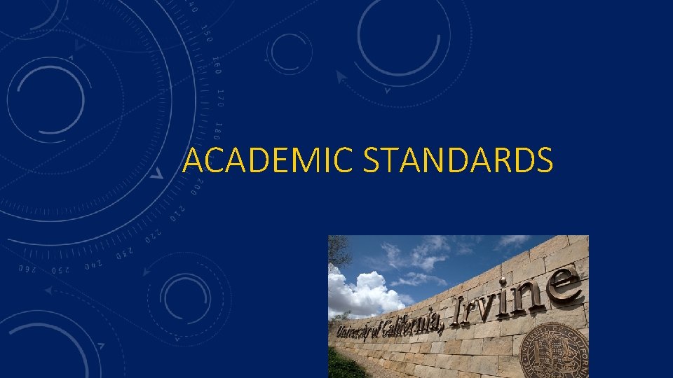 ACADEMIC STANDARDS 