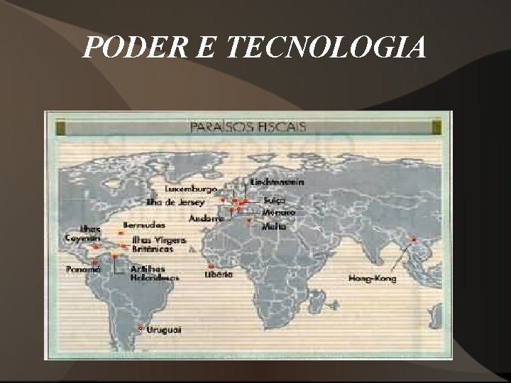 PODER E TECNOLOGIA 