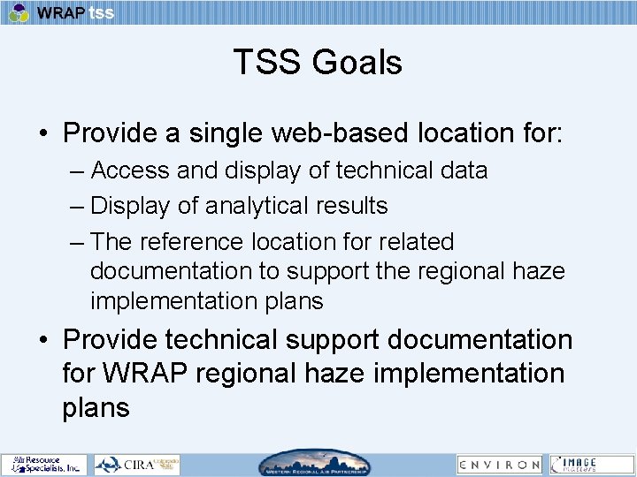 Ao H Phase 2 and TSS Project Update