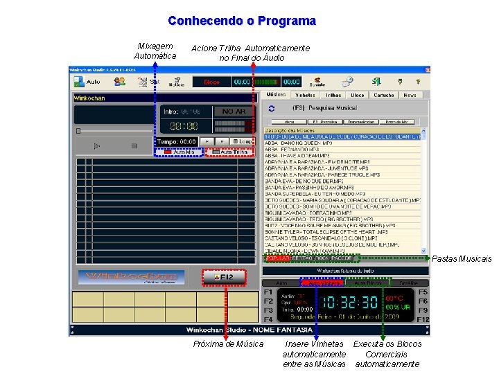 Conhecendo o Programa Mixagem Automática Aciona Trilha Automaticamente no Final do Áudio Pastas Musicais Conhecendo o Programa Mixagem Automática Aciona Trilha Automaticamente no Final do Áudio Pastas Musicais