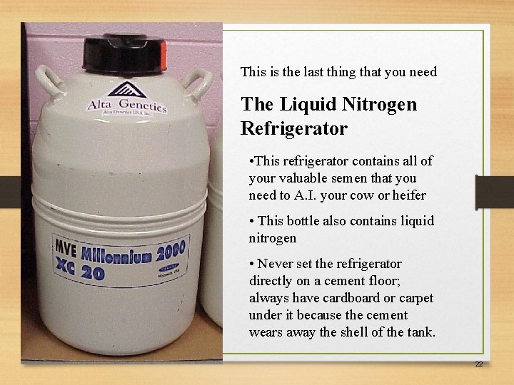 This is the last thing that you need The Liquid Nitrogen Refrigerator • This